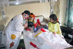 Clowndoktor im Krankenhaus