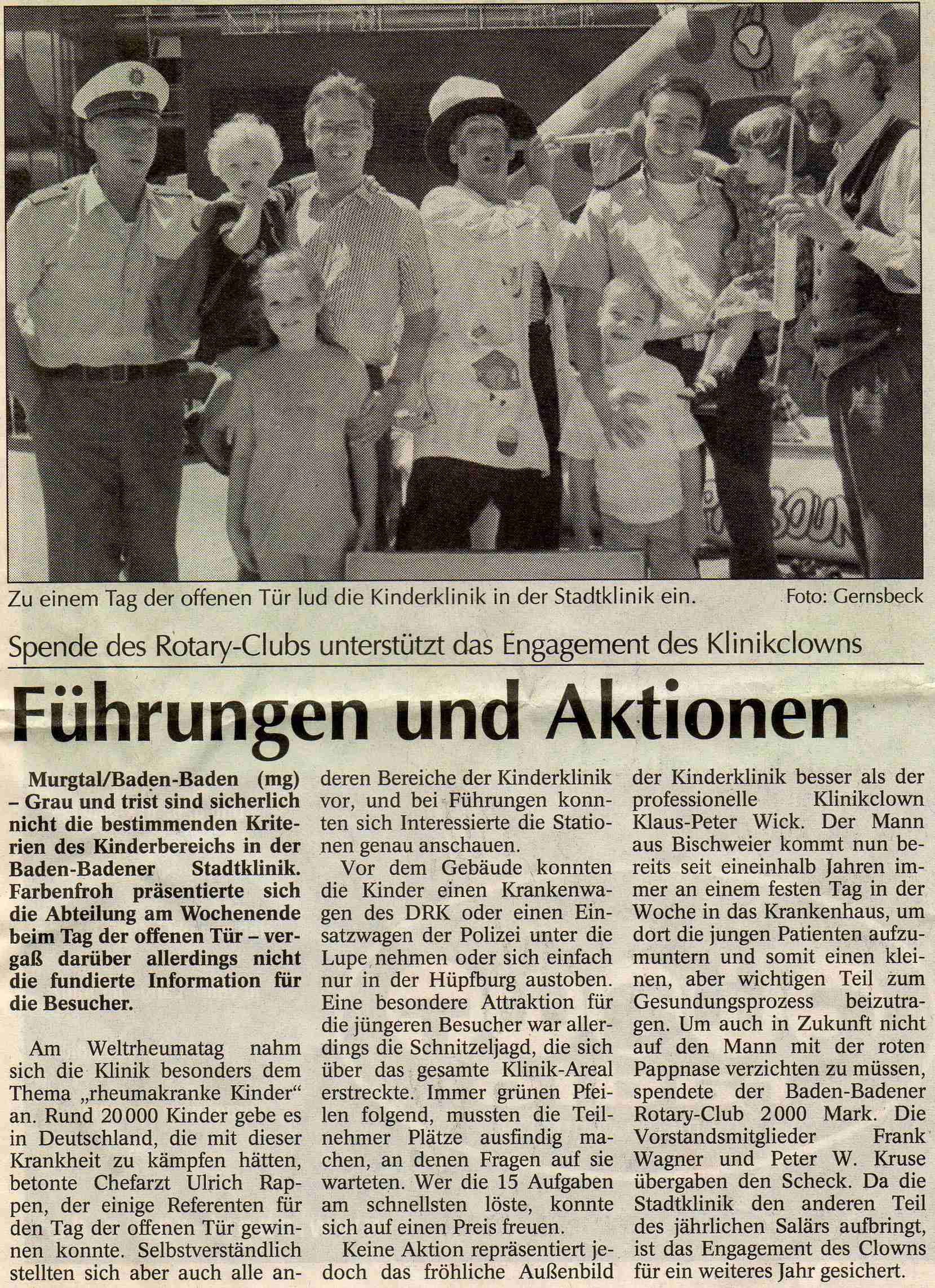 clowndoktor_badisches_tagblatt_juni_2000